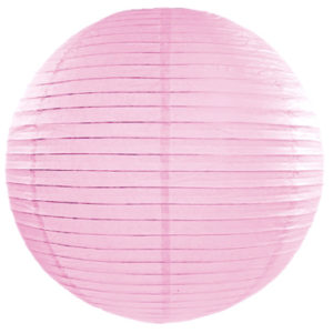 Paberist latern, roosa, 20cm