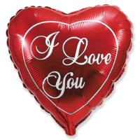 Fooliumist õhupall I Love You