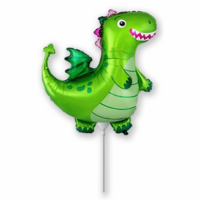 Fooliumist õhupall Roheline draakon